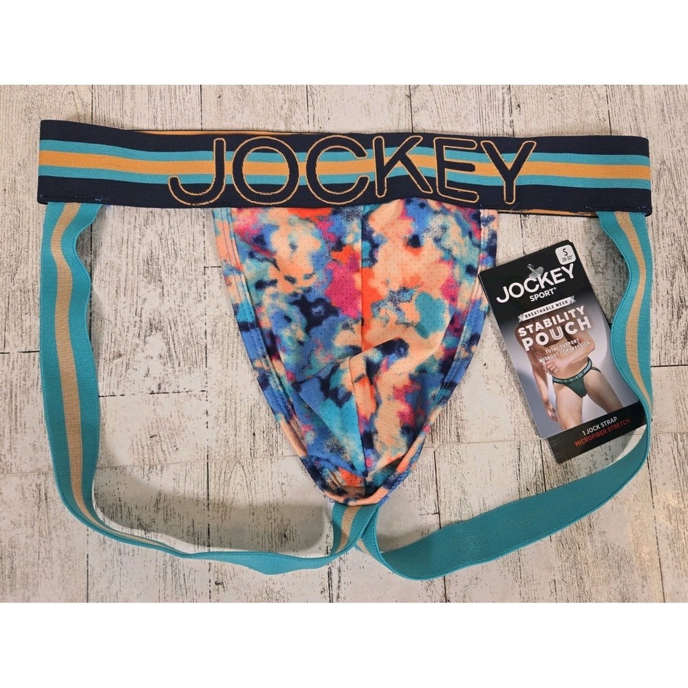 Jockey Jock Strap SMALL 28-30" Stability Pouch U-Pouch Minimizes Bounce NEW